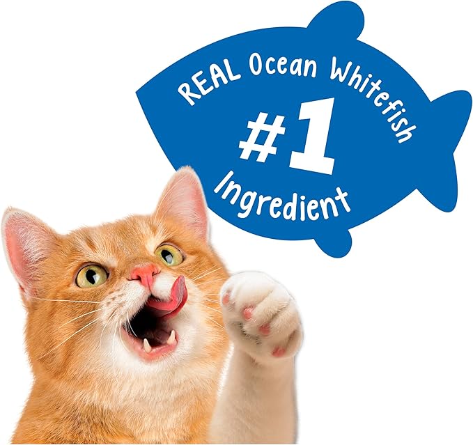 Purina Friskies Party Mix Cat Treats, Beachside Crunch, Made with Ocean Whitefish, Crunchy Cat Treats for Adult Cats, 20-Ounce Resealable Canister (Pack of 2)