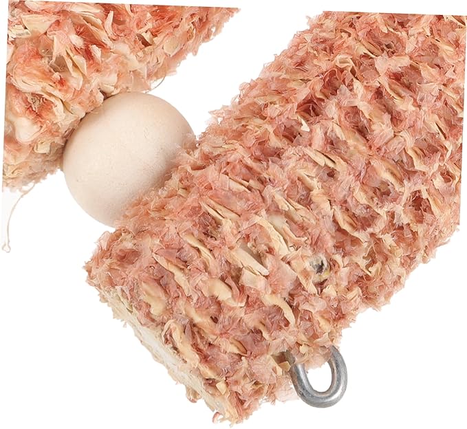 Natural Corncobs Climbing Ladder Toy for Hamsters and Pets Multi-Functional Chew and Exercise Accessory for Bird Cages Provides and Balance Improvement