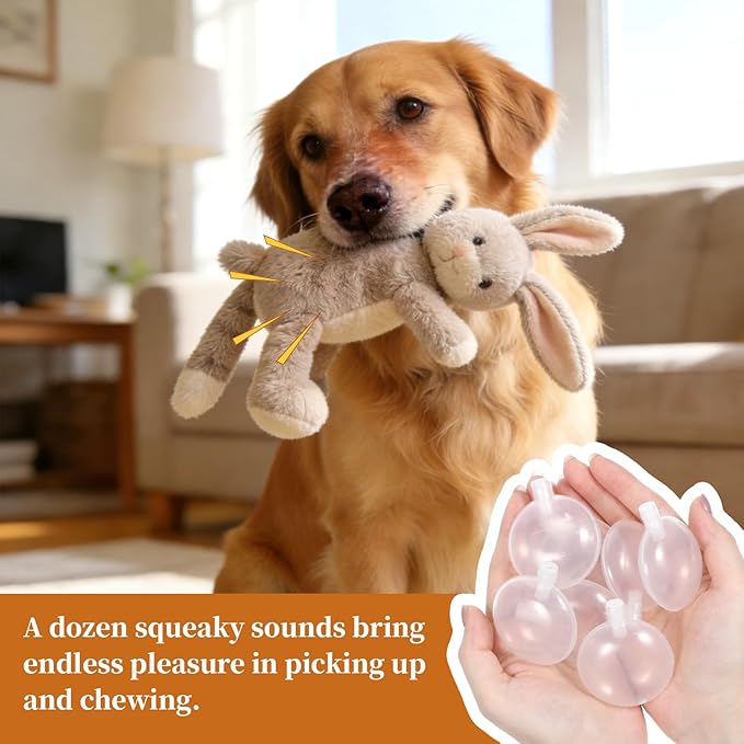 12pcs Squeakers for Dog Toys, 50mm/2inch Dog Squeaky Toy Replacement Round Dogs Squeakers Replacement Airbag Dogs Toy Squeaker Noise Maker Insert for Plush Toys Repair