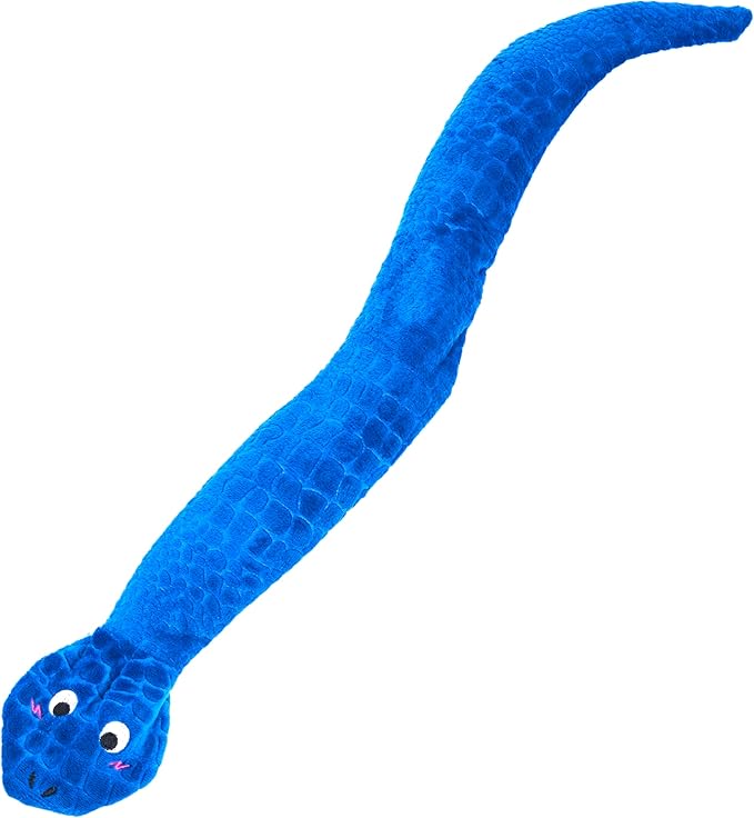 ZippyPaws Rope Reptilez Dog Toy – Rope & Plush Tug Toy (Snake)