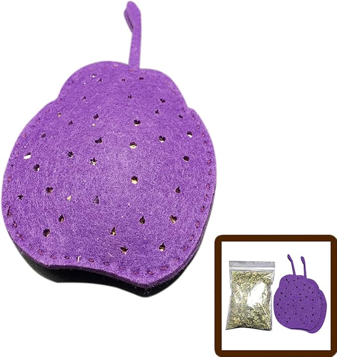Ruilogod DIY Handmade Silvervine Powder Catnip Avocado Pie Designed Cat Treats Toy (id: f66 e12 61e d0f 2c5