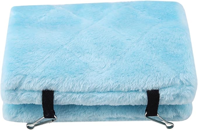 CHICIRIS Bird Hanging Tent Soft Plush Cozy Hammock for Winter Warm Bed Pet Toy for Small Medium Birds (S)