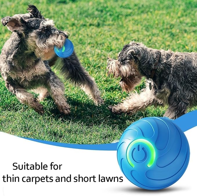 2025 New Shaky Ball Toy for Dogs,Interactive Dog Toys,2025 New Vibrating Dog Balls,USB Rechargeable Automatic Moving Toy Ball for Small Dogs and Cats (Orange)