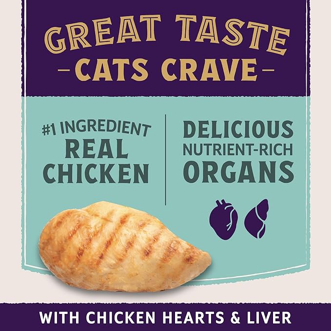 Natural Balance Ultra Protein Plus Dry Cat Food, Immune & Digestive Health Real Chicken & Chicken Meal Recipe with Nutrient-Rich Organs, High Protein Cat Food for Picky Cats - 5 lbs.