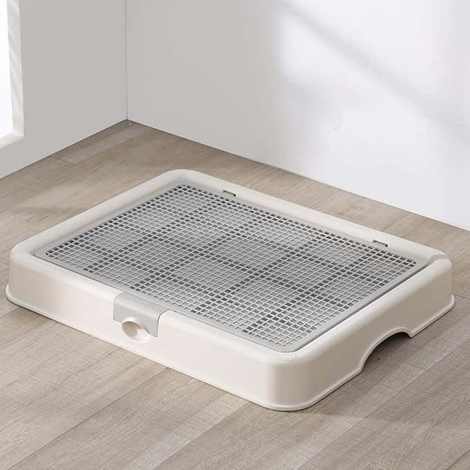 Smart Paws Pet Training Tray with Collector Dog Toilet Puppy Training Pads Holder (Grey)