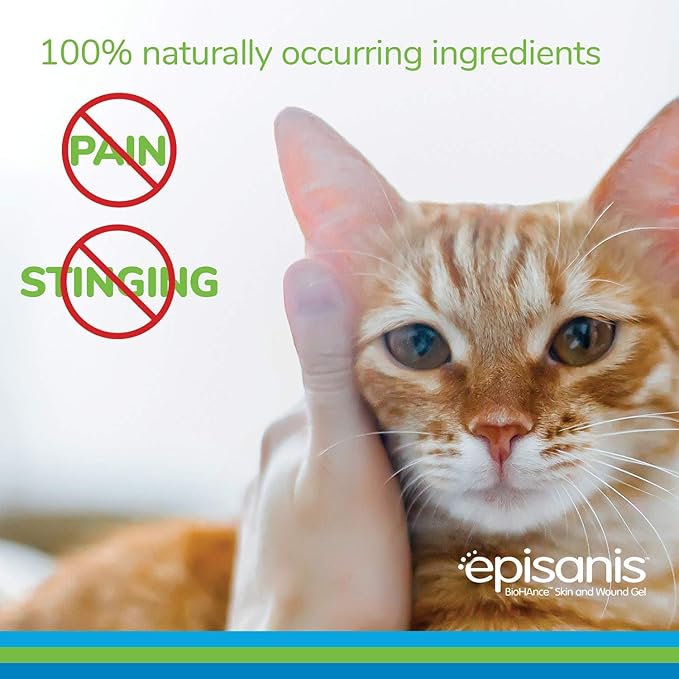 Sentrx Episanis Skin & Wound Gel Spray for Dogs & Cats, Patented BioHance Wound Spray, Cuts, Bites, Hot Spots, Ulcers, 15 ml