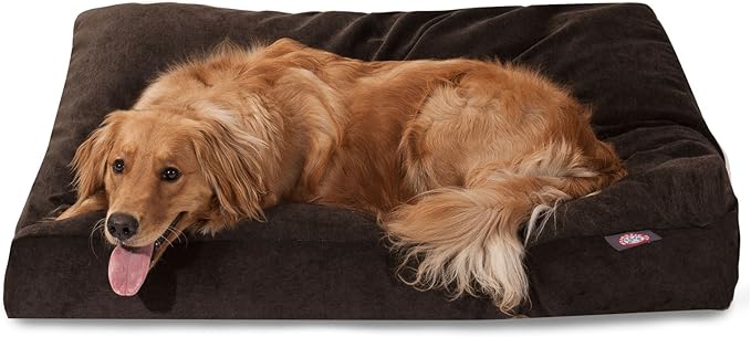 Majestic Pet Villa Rectangle Dog Bed Washable – Non Slip Comfy Pet Bed – Crate Bed with Removable Washable Cover – Kennel Bed for Sleeping, Polyester Fiber, Large, Marine