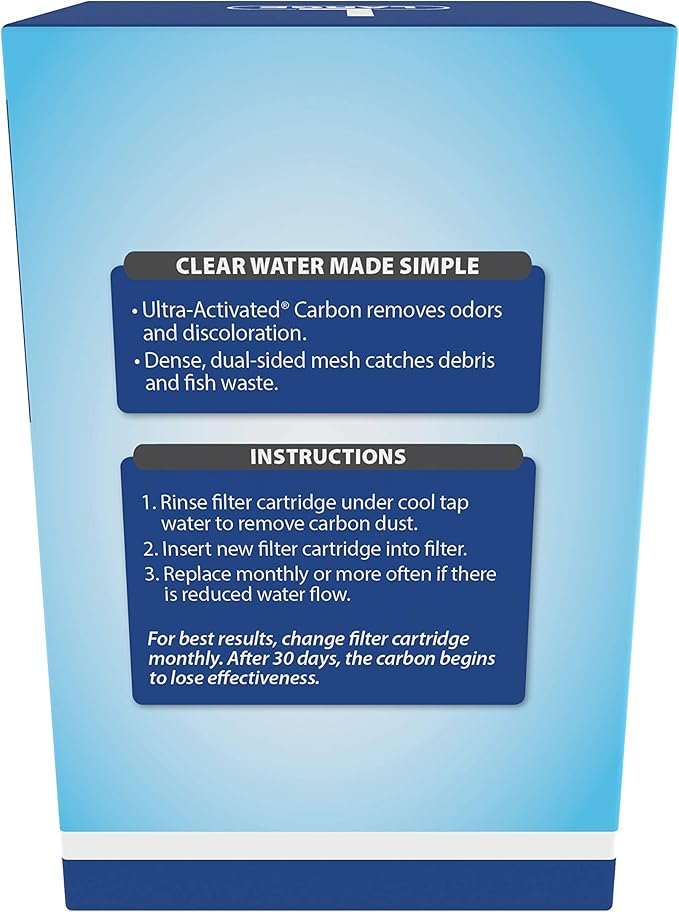 Tetra Whisper Bio-Bag Large Filter Cartridges for Aquariums, 12 Count, Ready to Use, Fits Tetra Whisper Fish Tank Filters 10-30 Gal, 20-40 Gal, PF-20, 30, 40, 60, IQ 20, 30, 45, 60