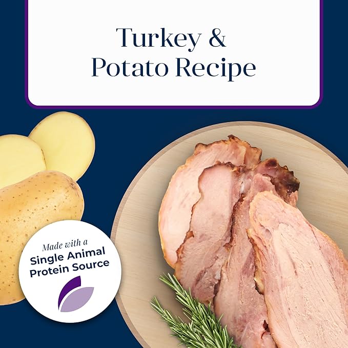 Blue Buffalo Basics Grain-Free Dry Cat Food, Skin & Stomach Care, Limited Ingredient Diet for Mature Indoor Cats, Turkey & Potato Recipe, 11-lb. Bag