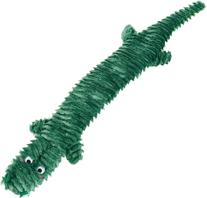 ZippyPaws Rope Reptilez Dog Toy – Rope & Plush Tug Toy (Alligator)