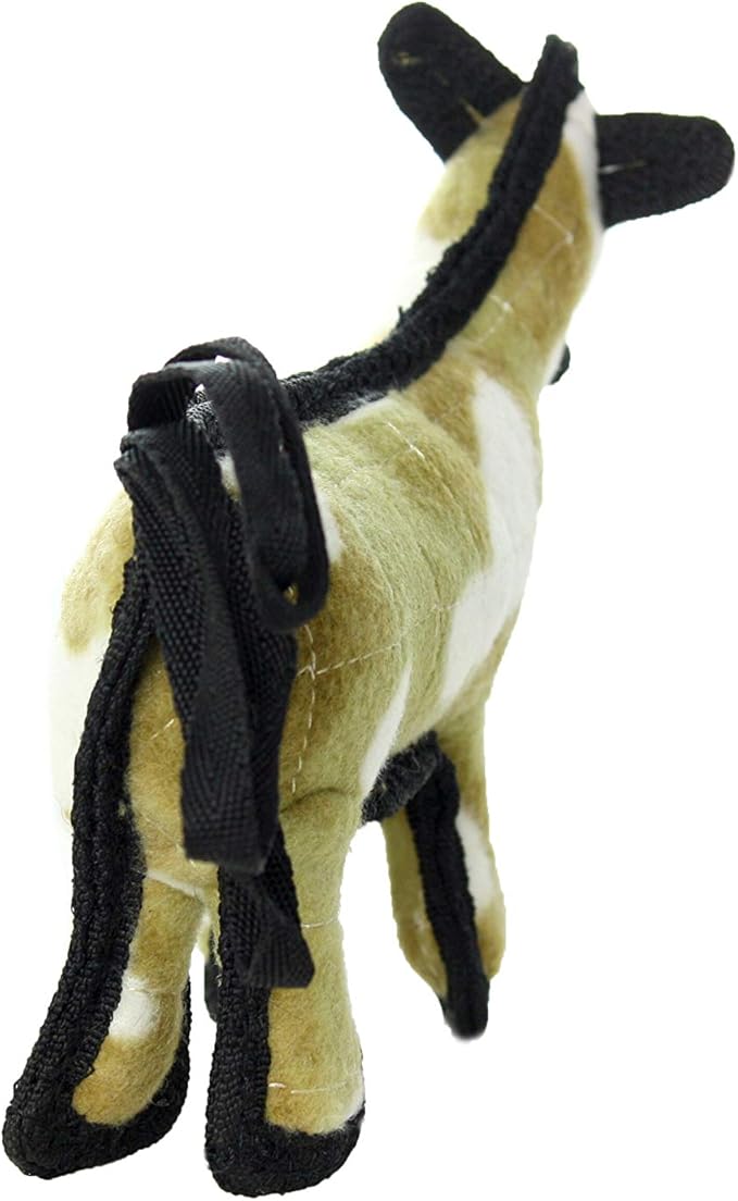 TUFFY - World's Tuffest Soft Dog Toy -Barnyard- Multiple Layers. Made Durable, Strong & Tough. Interactive Play (Tug, Toss & Fetch). Machine Washable & Floats. (Horse, Jr 2 Pack)