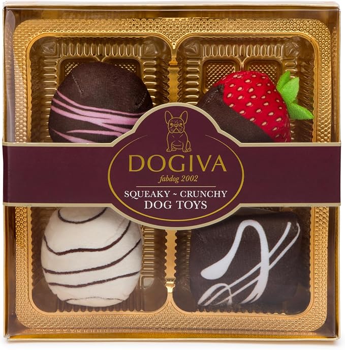 fabdog Dogiva Chocolates Dog Toy