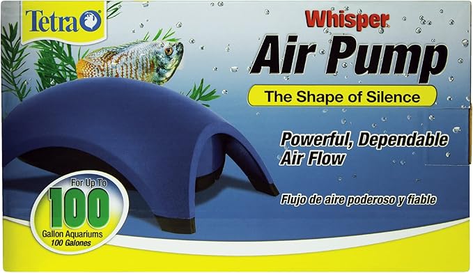 Tetra Whisper Easy to Use Air Pump for Aquariums (Non-UL),Blue