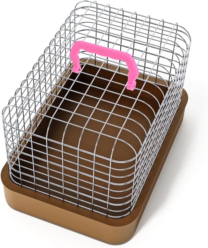 10pcs Portable Plastic Cage Lifting Handle Set for Pet Bird Cages Lightweight Comfortable to Carry Outdoor Use and Travel