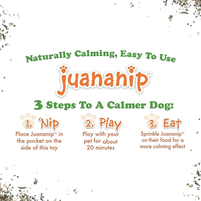 Doggijuana Refillable Juananip Toy Bundle | Barkling Whine Bundle | Funny Dog Toy Plush with Catnip and Refill | Calming Aid for Dogs | Interactive Chew Toy for Play