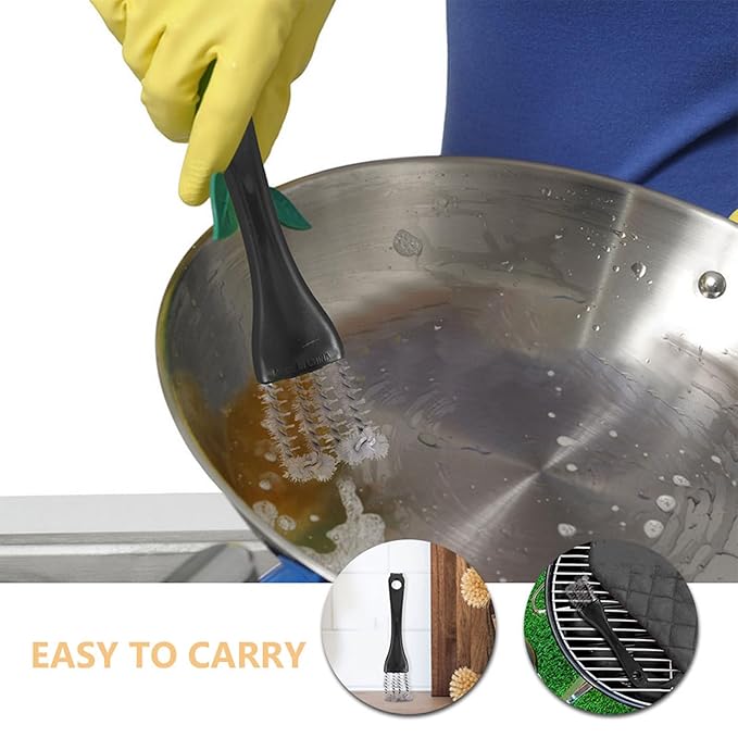 ibasenice 15pcs Bird Cage Brush Droppings Cleaning Accessories Long Handle Cleaner - 2 In 1 Scraper Double Sided Birdcage Poop Remover Tool For Pet Supplies Parrot Perch