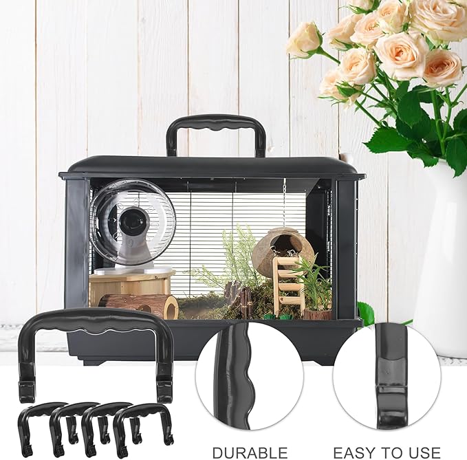 FRCOLOR 5pcs Multi Use Bird Cage Handles Portable Pet Cage Lifting Handles Outdoor Use Replacement Bird Guinea Pig Squirrel Hedgehog Chinchilla Hamster s