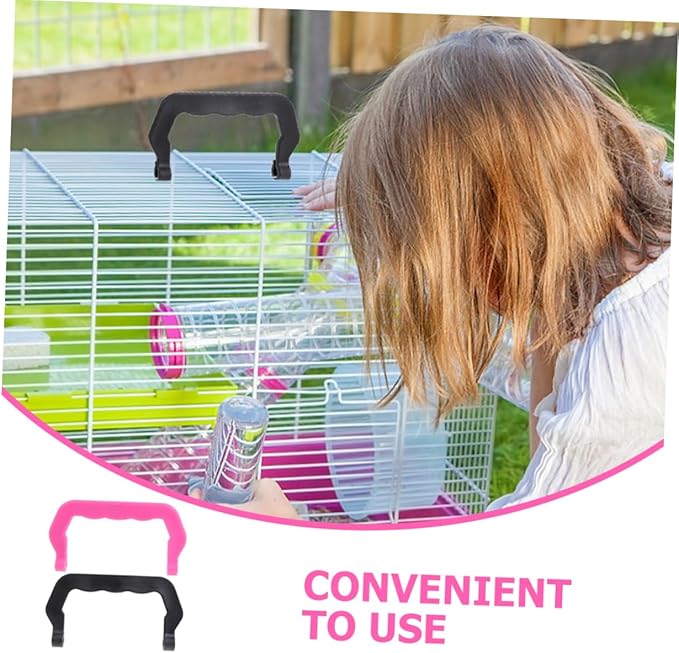20pcs Portable Detachable Cage Handle for Birds and Pets Comfortable Grip for Outdoor Use Lightweight Design Includes and Handles