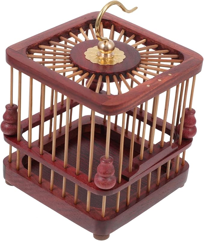 Purple Sandalwood Mini Insect Cage Square Storage Holder Detachable Lid for Breeding and Observation