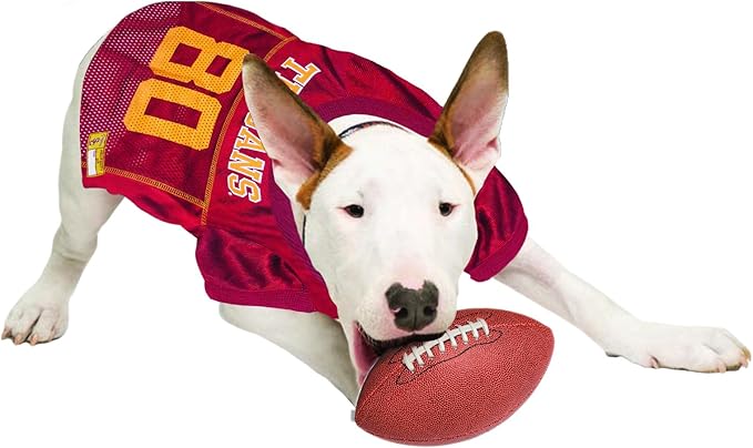 Pets First NCAA College University of Southern California USC Trojans Mesh Jersey for Dogs & Cats, Size XX-Large, Licensed Dog Jersey with Your Favorite Football/Basketball College Team (Pack of 2)