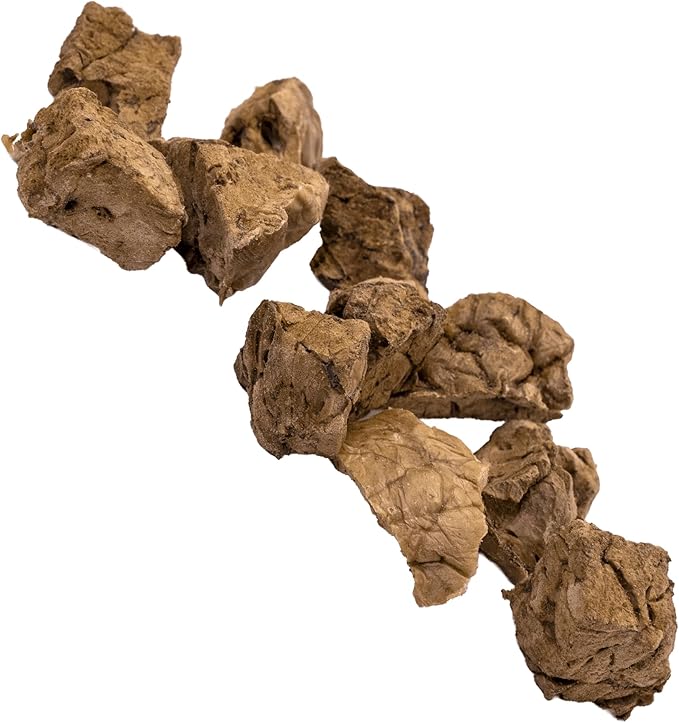NATURE'S LOGIC Beef Lung Dog & Cat Treats - 100% Natural Midwest USDA Beef Source - Roasted Treats for Dogs and Cats - No Synthetics - 78% Protein - Beef Lung Treat, 1lb