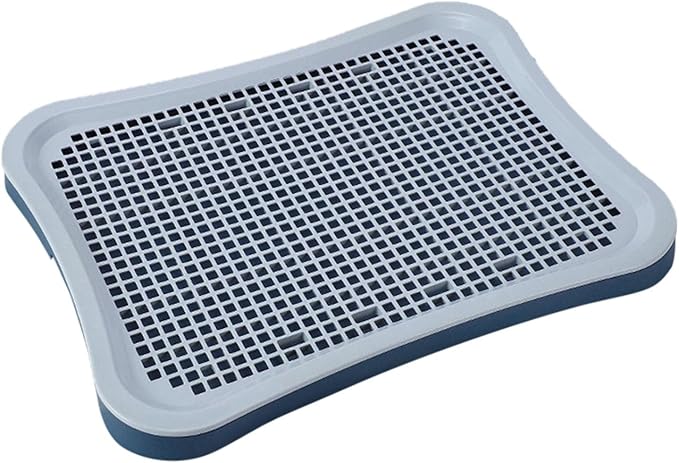 Pet Cat Training Toilet Tray Potty Easy to Clean Litter Bedding Box Urinal Dog Potty Tray Pee Pad for Small Animals Pets Accessories, Cyan