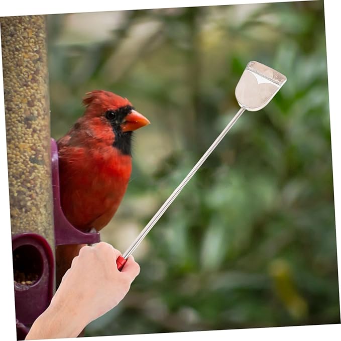 2pcs Bird Cage Cleaning Brush Set Durable Tools for Pet Bird Small Animal Cage Cleaning Includes Shovel Brush for Easy Droppings Removal