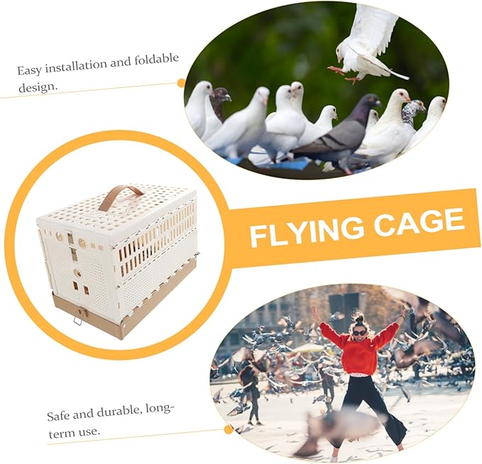 Pigeon Training Cage Foldable Plastic Pigeon Nest for Easy Cleaning and for Outdoor Use Compact Design for Convenient Storage
