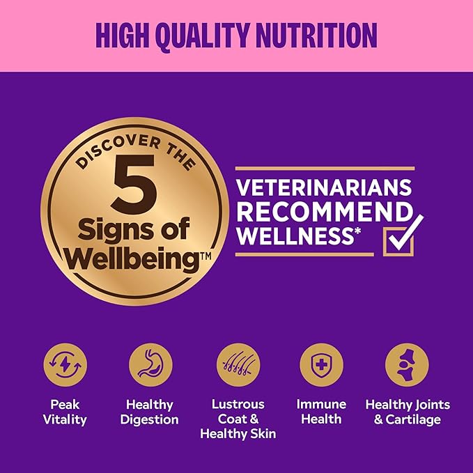 Wellness Appetizing Entrées Flaked Adult Wet Cat Food, Natural, Protein Rich, Grain Free, Tuna and Tilapia Recipe, 1.4 oz, Pack of 8 Pouches