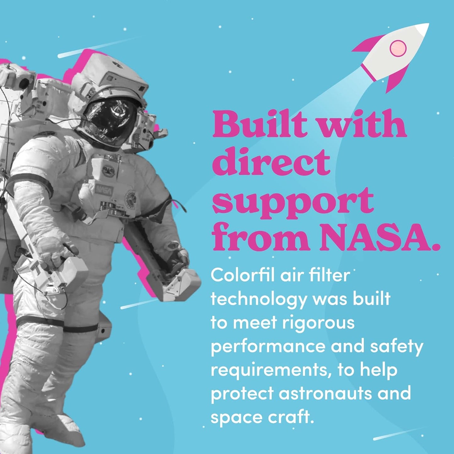 Colorfil 16x25x1 Air Filter (4-Pack) | Made in the USA | Color Changing | Remove Cat and Dog Odor | MERV 8 for Pet Hair Dander and Dust | 15.5"x24.5"x0.75" Exact Size