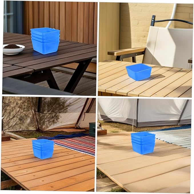 MERRYHAPY 6pcs Hanging Bird Cage Food Bowl for Rabbits Birds Chickens Sturdy Plastic Feeding Cup Watering Cup Easy Install Remove