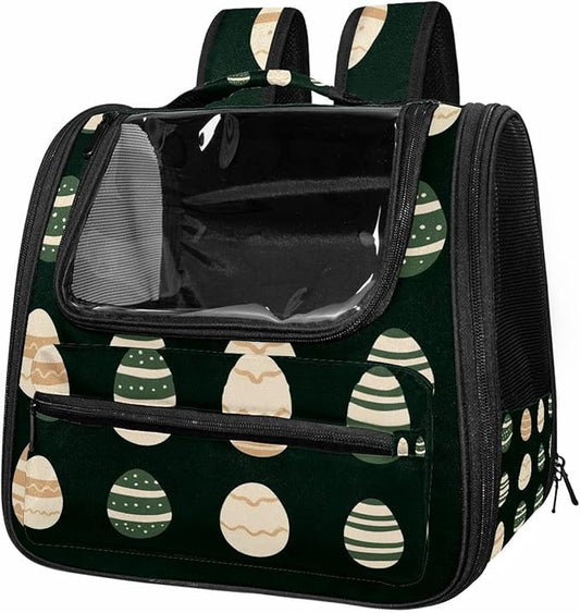 Easter Eggs (1) Cat Carriers Dog Carrier Pet Carrier with Locking Safety Zippers for Cats, Kitties, Puppies and Small Dogs