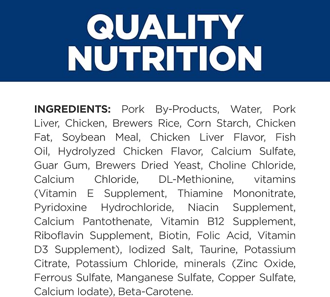 Hill's Prescription Diet c/d Multicare Urinary Care Wet Cat Food, Chicken, 5.5 oz. Cans, 24-Pack