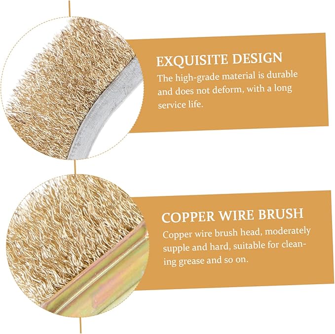 1set Bird Cage Cleaning Brush Handle and Wire Brush for Easy Cleaning of Bird Cages for Pet Owners