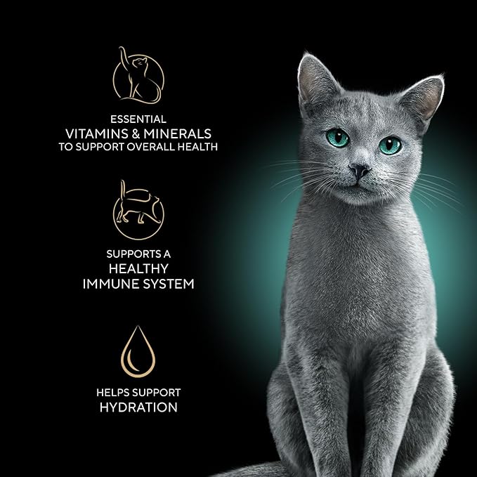 Sheba Perfect Portions Wet Cat Food Cuts in Gravy, Roasted Chicken Entree, with Sustainable Salmon, and with Sustainable Tuna, 2.6 oz. Twin-Pack Trays (18 Count, 36 Servings) (Pack of 2)