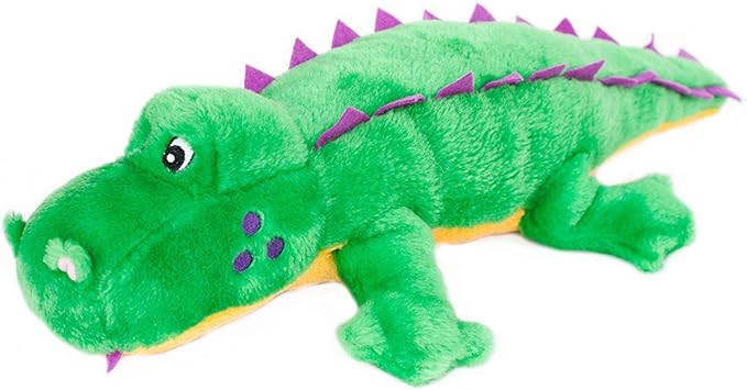 ZippyPaws ZP271 Alvin The Alligator Squeak Toy