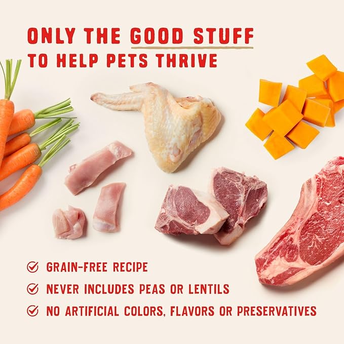 Stella & Chewy's Wild Red Wet Dog Food - Large Variety Pack 3 Flavors - High Protein Grain-Free Stews with 96% Animal Protein - Perfect for Picky Eaters, 10 oz, Pack of 18