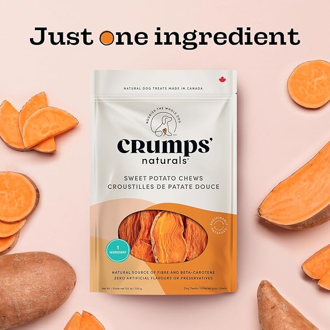 Crumps’ Naturals Sweet Potato for Pets,11.6-Ounce,(Pack of 2)