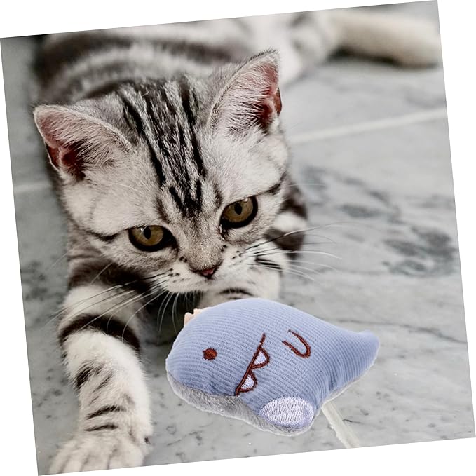 Totority 3pcs Catnip Filled Chew for Cats Interactive Plush Molar Cat Biting Pet Gift for Indoor Play and Boredom Relief