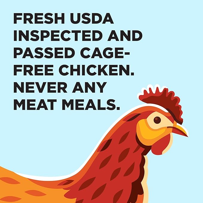 BIXBI Liberty Grain-Free Dry Dog Food, Chicken Recipe – Fresh Meat, High Protein, No Meat Meals – USA Made, 22 lbs