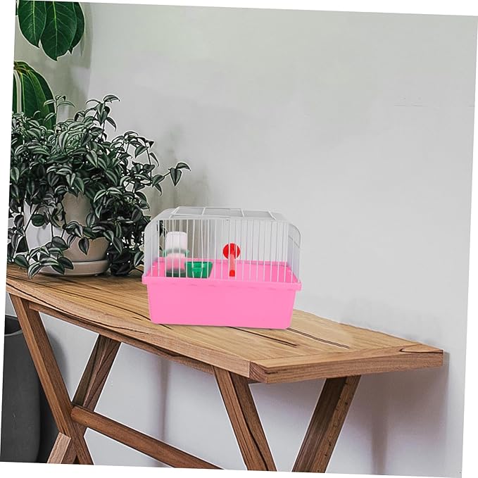 HANABASS Portable Bird Cage for Travel Spacious Parrot Carrier with Perch Food Box Water Dispenser for Cockatiels Parakeets Birds Lightweight Convenient for Pet Owners