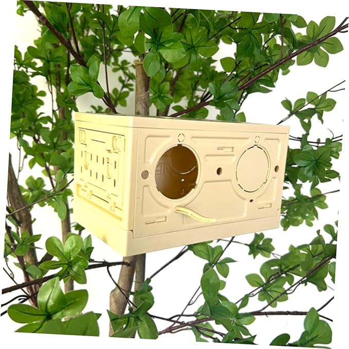 Sosoport Portable Bird Cage Multifunctional Pet Cage for Animals Convenient Travel Carrier for Birds and Pets Lightweight Plastic Design Light