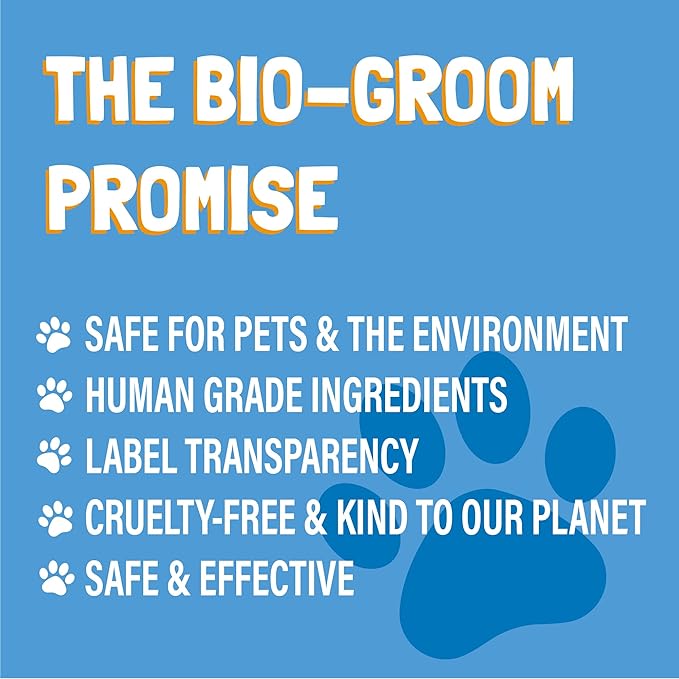 Bio-Groom Protein Lanolin Cat Shampoo - Tear-Free Pet Shampoo, Soy Protein, Tearless Cat Bathing Supplies, Residue-Free, Cruelty-Free, Product Made in USA - 8 fl oz 1-Pack