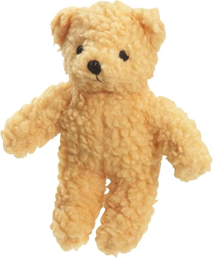 Zanies Berber Bear Dog Toys, Red