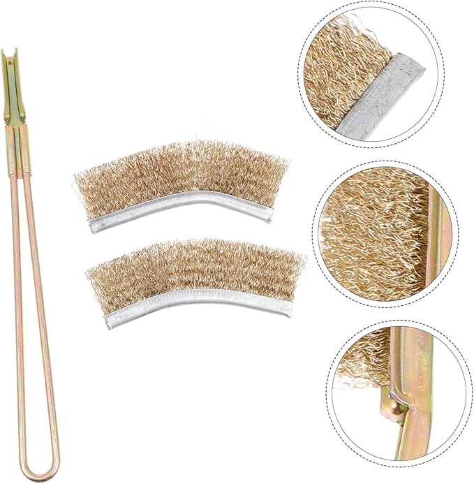 1set Bird Cage Cleaning Brush Extra Handle and Material for Bird Cage Accessories