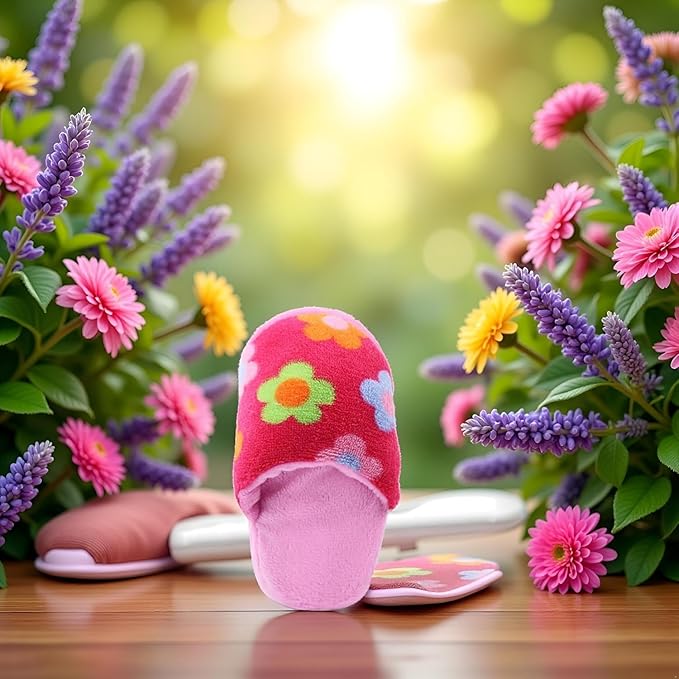 JJLFresheners Pink Cute Pet Puppy Dog Cat Slipper Shape Plush Chew Play Toy Flip-Flops Squeaky Toy Dog Squeak Pet Supplies