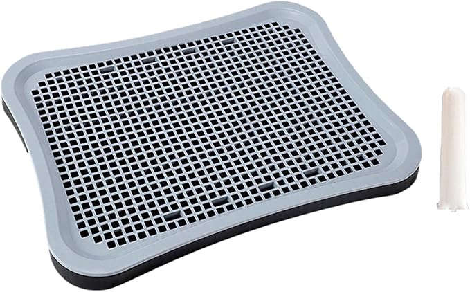 Pet Pee Toilet Puppy Potty Tray Easy to Clean Litter Bedding Box Potty Trainer Training Pads for Pets Accessories Kitten Bunny Small Animals, Black