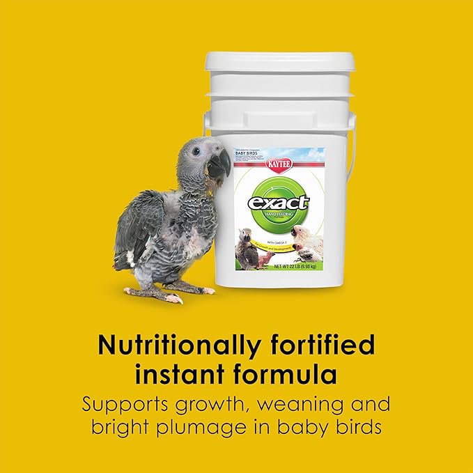 Kaytee Exact Hand Feeding For Baby Birds, 22 Lb Bucket