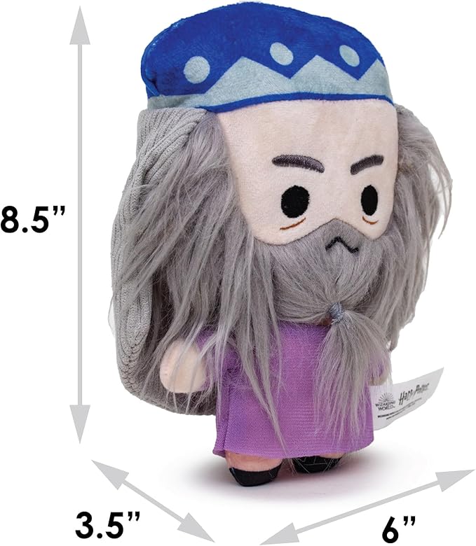 Buckle-Down The Wizarding World of Harry Potter Dog Toy, Dumbledore Charm Full Body Pose Pet Toy, Plush