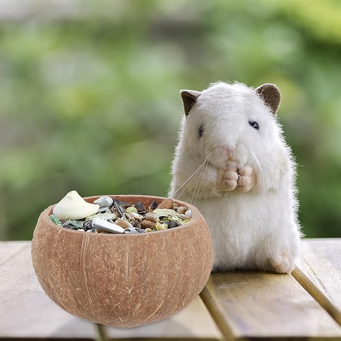 Small Animal Food Bowl and Water Dish, Plastic Guinea Pig and Hamster Feeding Bowl, 2-3cm Size for Rabbits, Chinchillas, and Cage Rats, Suitable for Small Pets and Bird Cages